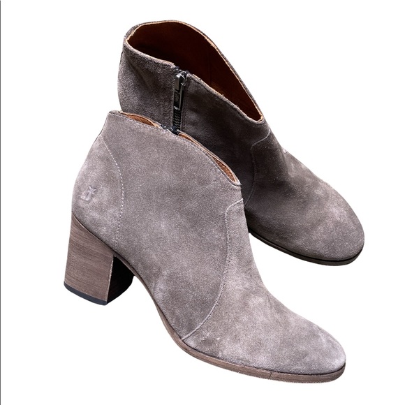 Frye Tan Suede Ankle Booties main image 1